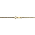 thumbnail image 4 of Collier Chaîne Ropa 14k Or Jaune 20 Pouces 1.1mm Pendentif Charme, 4 of 9