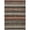 Orange, variant on Addison Rugs Chantille Indoor/Outdoor Transitional Stripes Paprika Machine Washable Rectangle Rug, 3' x 5'