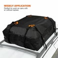 thumbnail image 3 of 600D Waterproof Soft Car Roof Bag Cargo Carrier for Outdoor Travel Camping, 3 of 12