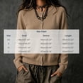 thumbnail image 6 of Cardigan Sweaters for Women Oversized Knit Button Up Cardigan Khaki XS, 6 of 6