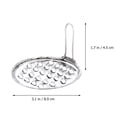 thumbnail image 2 of Raindrops 10Pcs Bean Jelly Scrapers Silver with Ergonomic Grip for Kitchen Use, 2 of 8