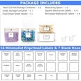 thumbnail image 4 of Conteneur de Capsules de Lessive pour Organisation de la Pièce, Support de Capsules pour Lessive avec 30 Étiquettes et Pelle, Conteneur de Poudre de Détergent, Support de Feuilles de Séchage, 4 of 7