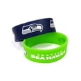 thumbnail image 1 of Seattle Seahawks Bracelets 2 Pack Wide, 1 of 1