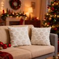 thumbnail image 2 of 1/2PCS Easter Embroidered Spring Pillow Cover Easter Rabbits Egg Pillow Cases,for Indoor Home Living Room Sofa Couch Holiday Farmhouse Valentines Home Holiday, 2 of 7