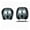2 Pack B, variant on 11x10.2 Inch Horror Ghost Print Car Headrest Cover, Spooky Zombie Demon Face Auto Seat Head Pillow Protector for Halloween Vehicle Interior Decor