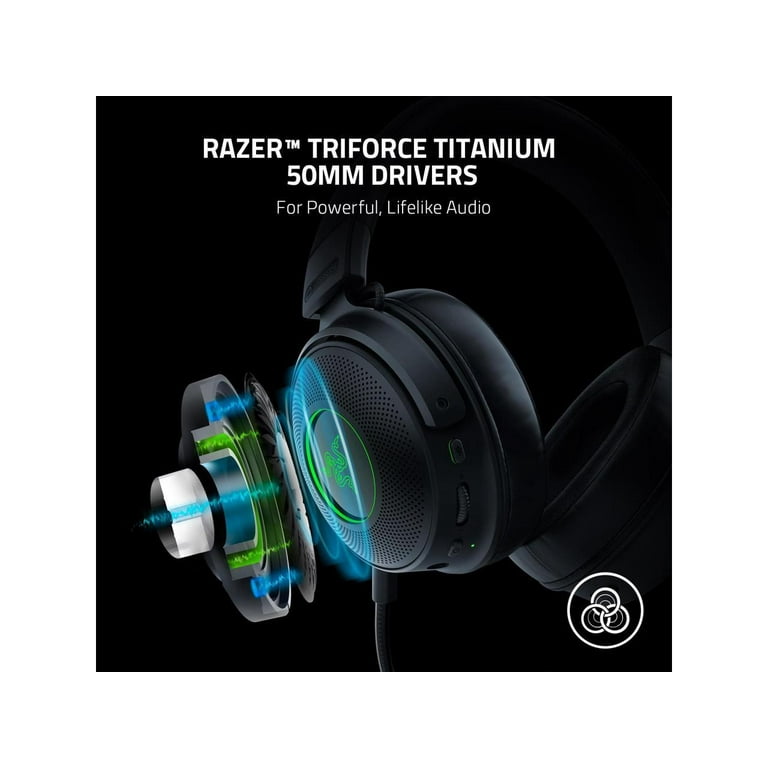 Razer Kraken V3 Pro HyperSense Wireless Gaming Headset w/Haptic