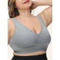 thumbnail image 3 of Soutien-gorge Femme Grande Taille Doux Sans Armature Mince, 3 of 8