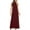 Wine Womens Summer Dress, variant on USSUMA Sundresses for Women Casual Summer Cut Out Backless Flowy A Line Long Maxi Beach Dress Butterfly Print Plus Sun Dresses Sleeveless Halter Neck Dress Party Vacation