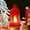 Red_9.5x4.2x4.2cm, variant on Gnmfd Mini Hexagonal Wind Lantern Electronic Candle Night Light Tea Lights Candles Festival Ambient Lamp Decorative Lighting for Home Party Restaurant Bedroom Table Atmosphere