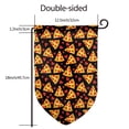 thumbnail image 7 of Wukai Cartoon Pizza Print Garden Flag 12.5x18 Inch Double Sided Sun-resistant Rain-resistant, Wrinkle-resistant Colorfast(Only Flag), 7 of 7