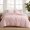 Track Stripe-Soft Pink, variant on Pink Striped Duvet Cover Set Queen Size, Ultra Soft Plush Wide Stripe Bedding Set with 2 Pillowcases, Cabana Stripe Bedding Cozy 3-Piece Cover Set