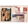 thumbnail image 2 of Layered Necklace Clasp 18K Gold and Silver Necklace Separator for Layering, Multiple Necklace Clasps and Closures for Women, 2 of 7