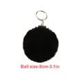 thumbnail image 1 of Advancent Fuzzy Ball Llavero Encantadores Llaveros Multifuncional Conveniente Adorable Multi-colores Llaveros Mujeres Negro 4cm Artesanía Negro 8cm Advancent HA059936-68, 1 of 6
