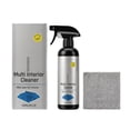 thumbnail image 3 of Multi Interior Car Cleaner Spray 120ml,All Purpose Upholstery Cleaner Leather Plastic Dashboard Stain Remover Care Solution Microfiber Cloth Included Deep Cleaning Odor Removal Safe Gentle Formula, 3 of 9