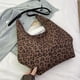 thumbnail image 5 of Bolso Hombro Gamuza para Mujer Mano Con Leopardo Hobo El (café), 5 of 8