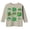1-Khaki236, variant on Toddler Girls St. Patrick's Day Long Sleeve T-Shirt Clover Graphic T Shirt, Sizes 3-13