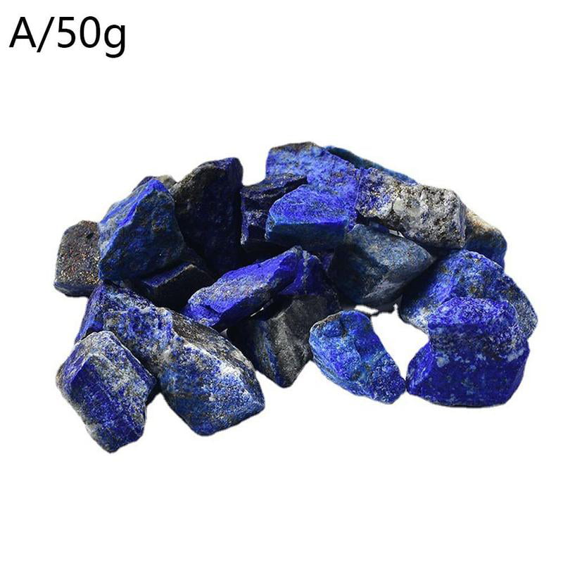 Raw Blue Lapis Lazuli Rose Gold Bangle Gift Rock Rough Natural Stone Crystal Crushed Gemstone