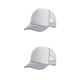 thumbnail image 1 of Gorra de béisbol Sonducket para niñas Viseras de verano Ajustable Transpirable Malla Gris blanco 2piezas, 1 of 6