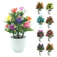 thumbnail image 2 of 1Pc Potted Artificial Butterfly Orchid Flower Garden Wedding Party Decoration, 2 of 8