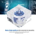 thumbnail image 3 of Durable G1/4in Thread 12 Impeller Water Cooling Flowing Indicator, Adhesive Sealing Water Flowing Meter, For Computers Black,White,Red,Blue, 3 of 8
