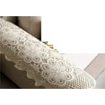thumbnail image 4 of Crochet Lace Table Runner Vintage Rustic Style Doilies for Night Stand End Coffee Side Rectangular Tables Dresser Floral Macrame Room Decor, 4 of 4