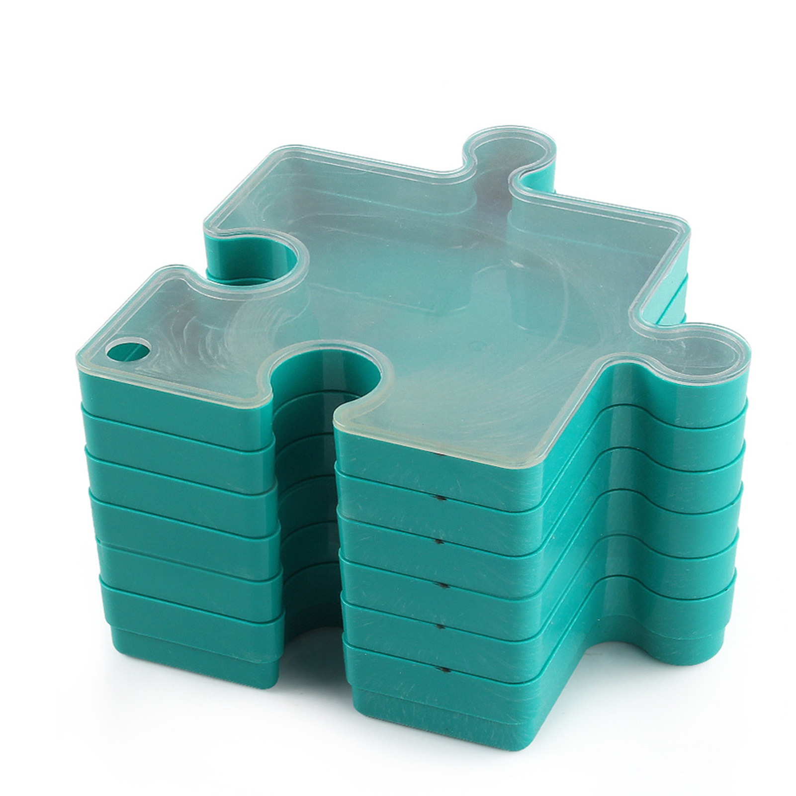 Stackable Puzzle Sorter Set Linkable Puzzle Storage Sorting Trays