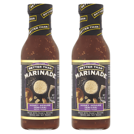 Better Than Marinade Honey Sesame Teriyaki Sauce 11.5 fl oz,  2 Pack