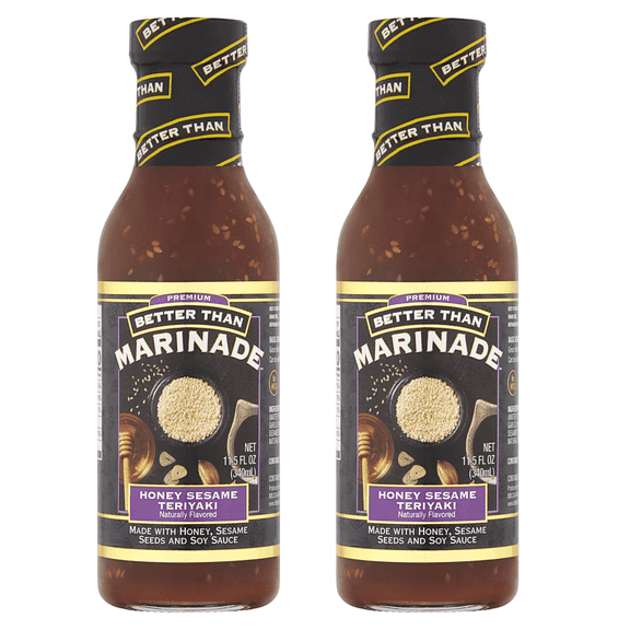 Better Than Marinade Honey Sesame Teriyaki Sauce 11.5 fl oz,  2 Pack