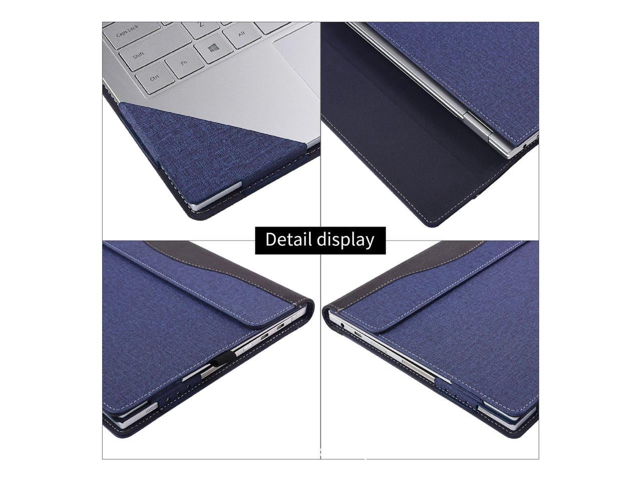 Laptop Case for 13.5 inch Microsoft Surface Laptop Laptop 6 / Laptop 5 / Laptop 4 / Laptop 3 / Laptop 2 / Laptop 1 PU Leather Protective Cover with Stand Pen Holder