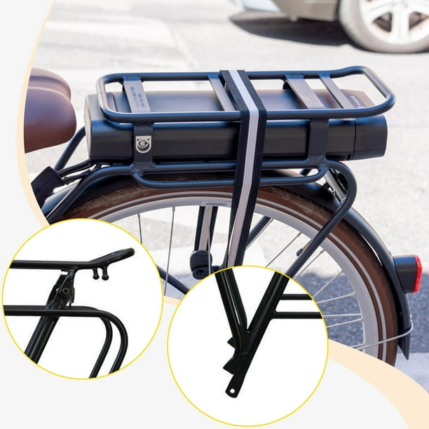 Portaequipajes trasero para bicicletas, capacidad de carga de 75 kg, para neumáticos de 26, 27,5 y 700 pulgadas, de aleación de aluminio resistente de