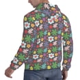 thumbnail image 6 of Fotbe Men's Hoodie with Daisies Flowers Pattern - Kangaroo Pocket Pullover Hooded Sweatshirt, Perfect for Daily Wear, Travel, and Home-3X-Large, 6 of 7