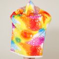 thumbnail image 3 of Wearable Blanket Hoodie, Cute Pattern Print Comfortable Large Pockets Hooded Blanket Sweatshirt Flannel  For Sleeping For Men ANGGREK Estrella de Colores Tamaño Promedio para Adultos, 3 of 6