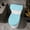 Mint blue, variant on Modern Boho Toilet Seat Cover Universal Toilet Lid Covers for Bathroom Stretchable 2PCS Solid Color Linen Texture Beige Toilets Tank Cover Fit for Round Oval Elongated Toilets Decor Accessories