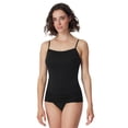 thumbnail image 3 of SCHIESSER Mujer Espagueti, 4-Pack - Jersey sencillo, Serie 95/5, liso Negro XL (X-Large), 3 of 3