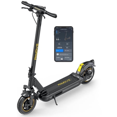 500W Electric Scooter Adults, 28 Miles Rang & 20 MPH, 10" Foldable Commuter Electric Scooter with Triple Brake Systems and APP, Large LED Display E Scooter for Adult