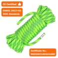 thumbnail image 2 of AOLEBA 10.5 mm Static Climbing Rope 10M(32ft) 20M(64ft) 30M(96ft) 50M(160ft) 70M(230ft) Outdoor Rock Climbing Rope, Escape Rope Ice Climbing Equipment Fire Rescue Parachute Rope, 2 of 6