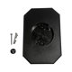 thumbnail image 1 of Cateissary Kit de montaje de luz exterior para montaje en revestimiento, construcción duradera, kit de placa vertical 8141DBL para exteriores, Decoración del hogar negro, 1 of 6