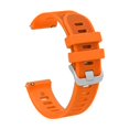thumbnail image 2 of For Garmin Forerunner 245 Music 20mm Silicone Twill Watch BandOrange, 2 of 5