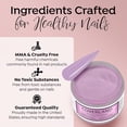 thumbnail image 2 of TONES COVER LAND ACRYLIC NAIL POWDER I'M ALIVE PURPLE| limited edition acrylic powder for nail design | sculpting and masking bed imperfections | nail supplies (1.5 oz), 2 of 5