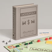 WS Game Company Monopoly Vintage Bookshelf Edition, Property Trading Board Game for 2 to 6 Players, Ages 8 and Up