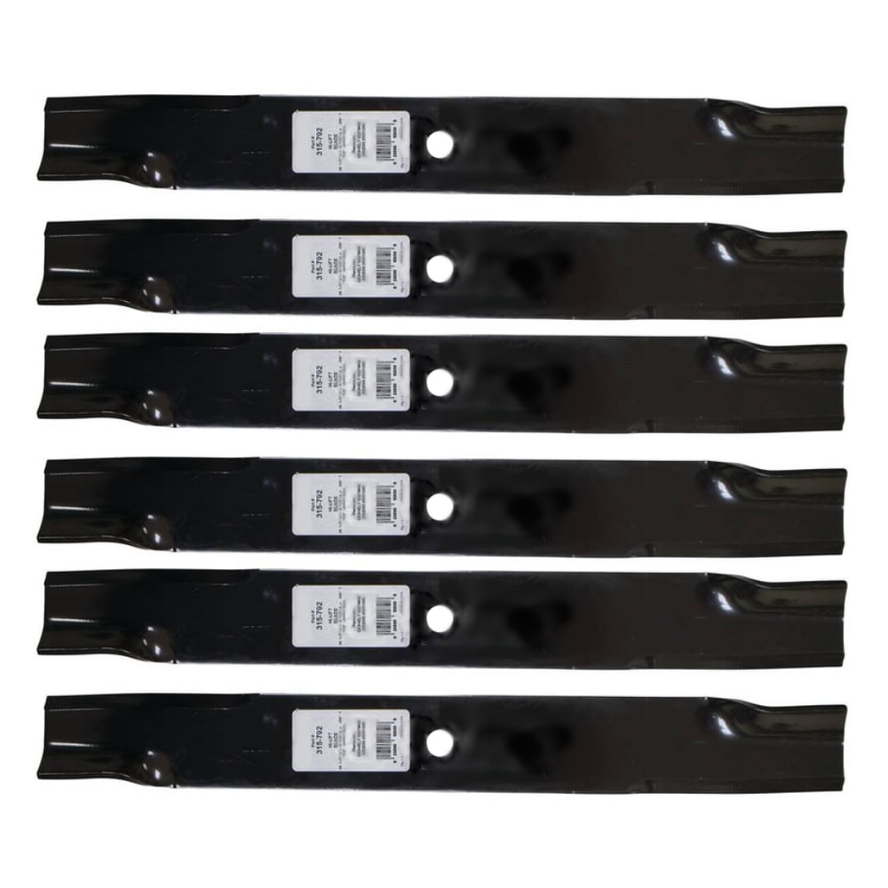 Set of (6) XHT Lawn Mower Blades 201/2" x 21/2" fits Various Mower