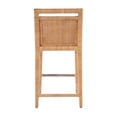 thumbnail image 5 of Butler Specialty Company Brielle 24" Rattan Counter Stool with Back - Natural, 5 of 7