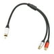 thumbnail image 2 of Cable RCA Maleto RCA hembra, 1RCA macho a 2RCA Y cable de extensión para DVD RCA Cable divisor parte superior de la línea, 2 of 8