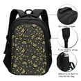 thumbnail image 3 of Daiia Bumblebee Pattern USB Charging Backpack for Men and Women, Anti-Theft Backpack,Travel Backpack,School Backpack,College Backpack,Laptop Backpack, 3 of 7