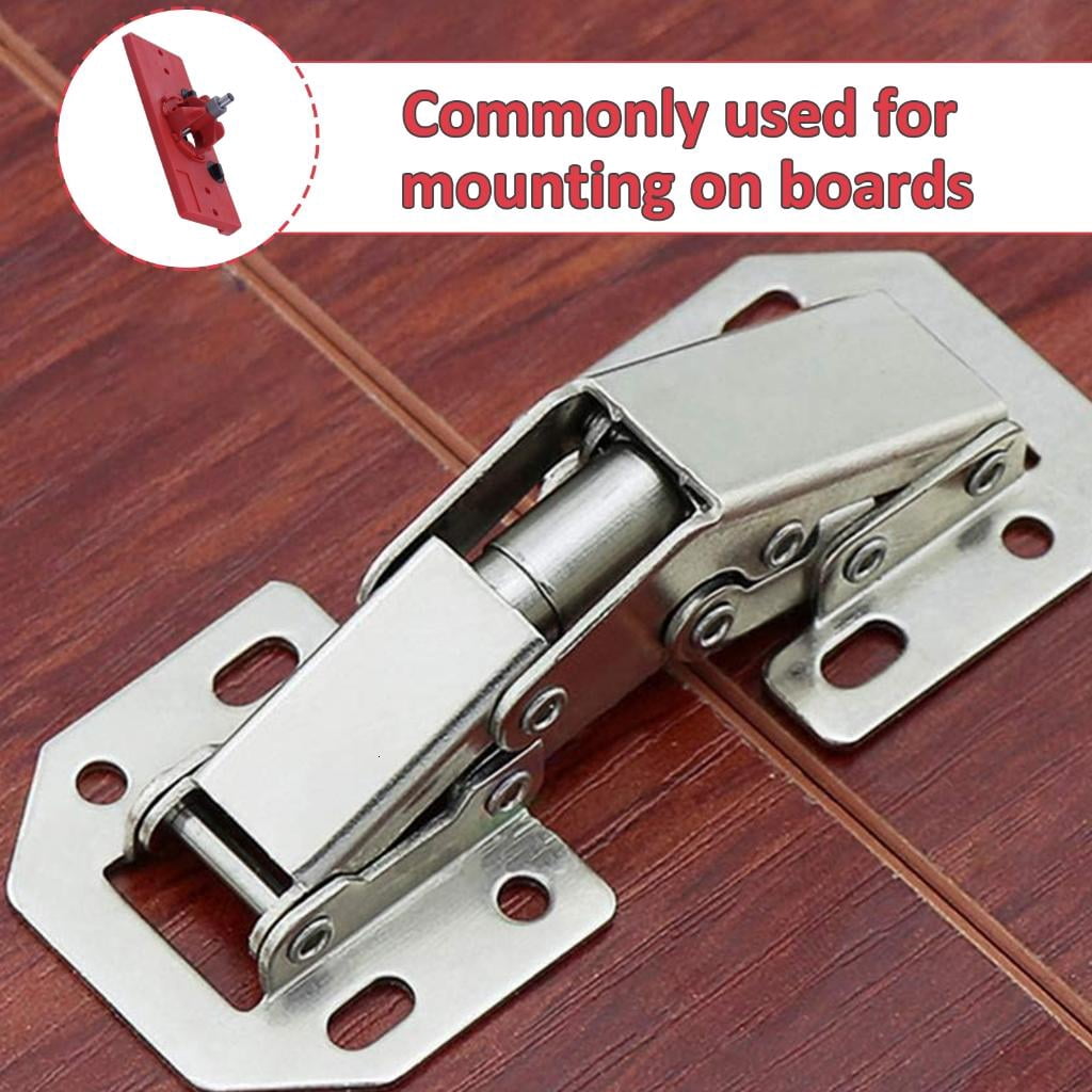 CEORPER Woodworking 35mm Hinge Jig Set Hinge Boring Jig Drilling Guide Locator Tool
