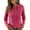 96#Hot Pink, variant on Women's Hooded Cardigan Sweater Long Sleeve Button Front Knit Casual Open Front Cardigans with Drawstring Green S