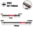 thumbnail image 1 of Magnetic Special Slotted Cross Screwdriver Bit for Electrician FPH2 Red, 1 of 7