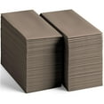 thumbnail image 4 of BloominGoods Disposable Cloth-Like Colored Paper Dinner Napkins, Brown 100-Pack, 4 of 8