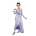 thumbnail image 4 of Vestido de princesa Frozen para niñas de primavera, vestido blanco, vestido de actuación para cumpleaños y Halloween, 4 of 6