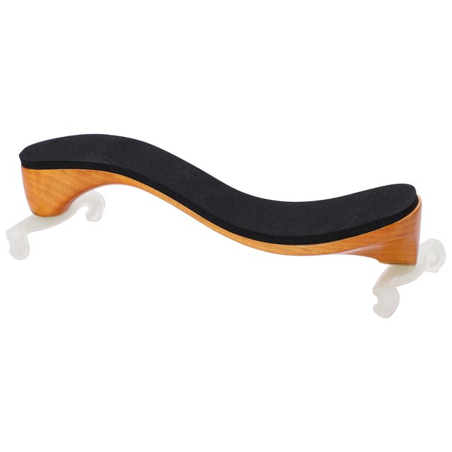 Soporte para hombros con pies ajustables, soporte para hombros para violín Soporte para hombros de madera de arce con almohadilla de esponja de silicona Soporte para hombros para violín de arce Tecno